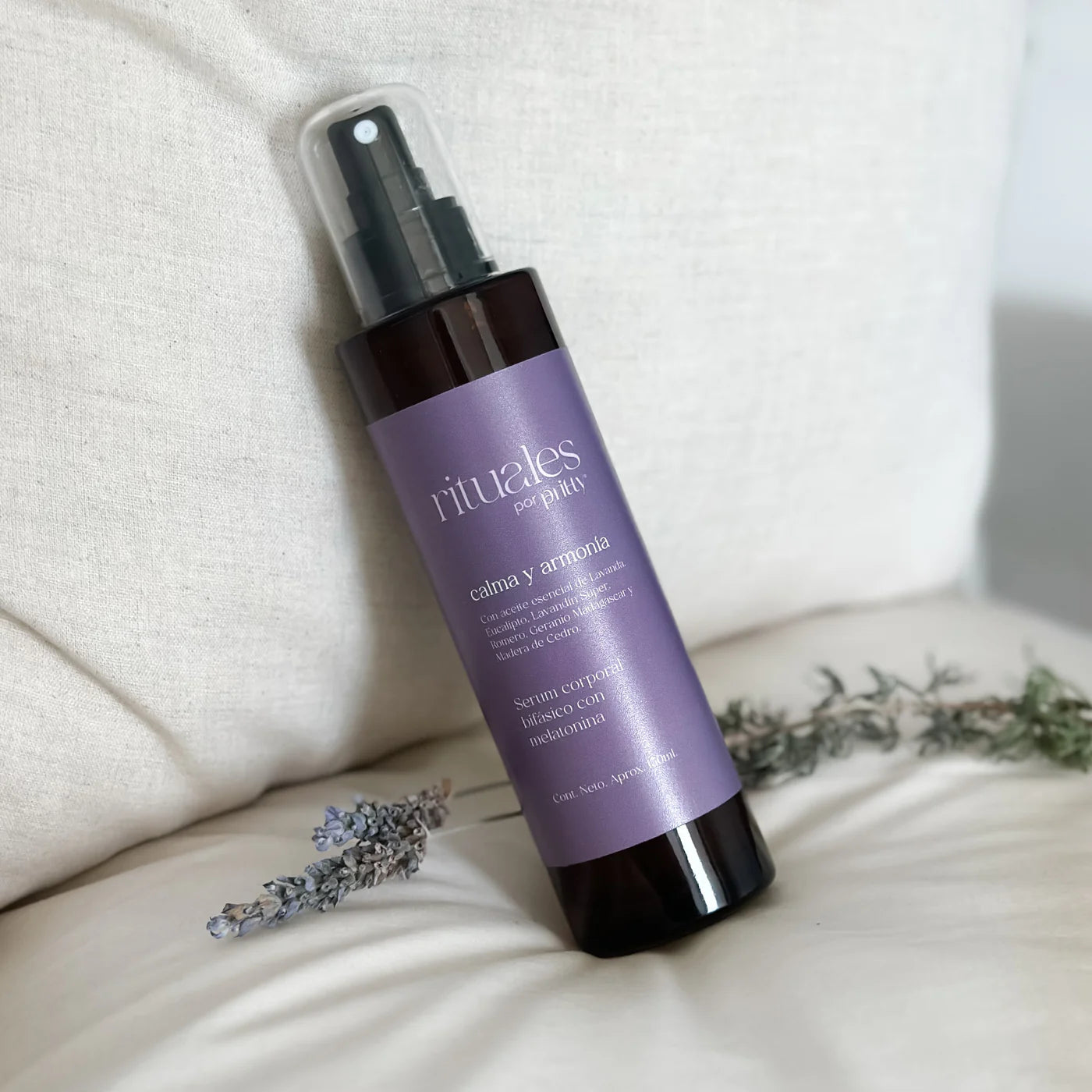 Serum Corporal Bifasico Pritty Calma y Armonia 150 ml