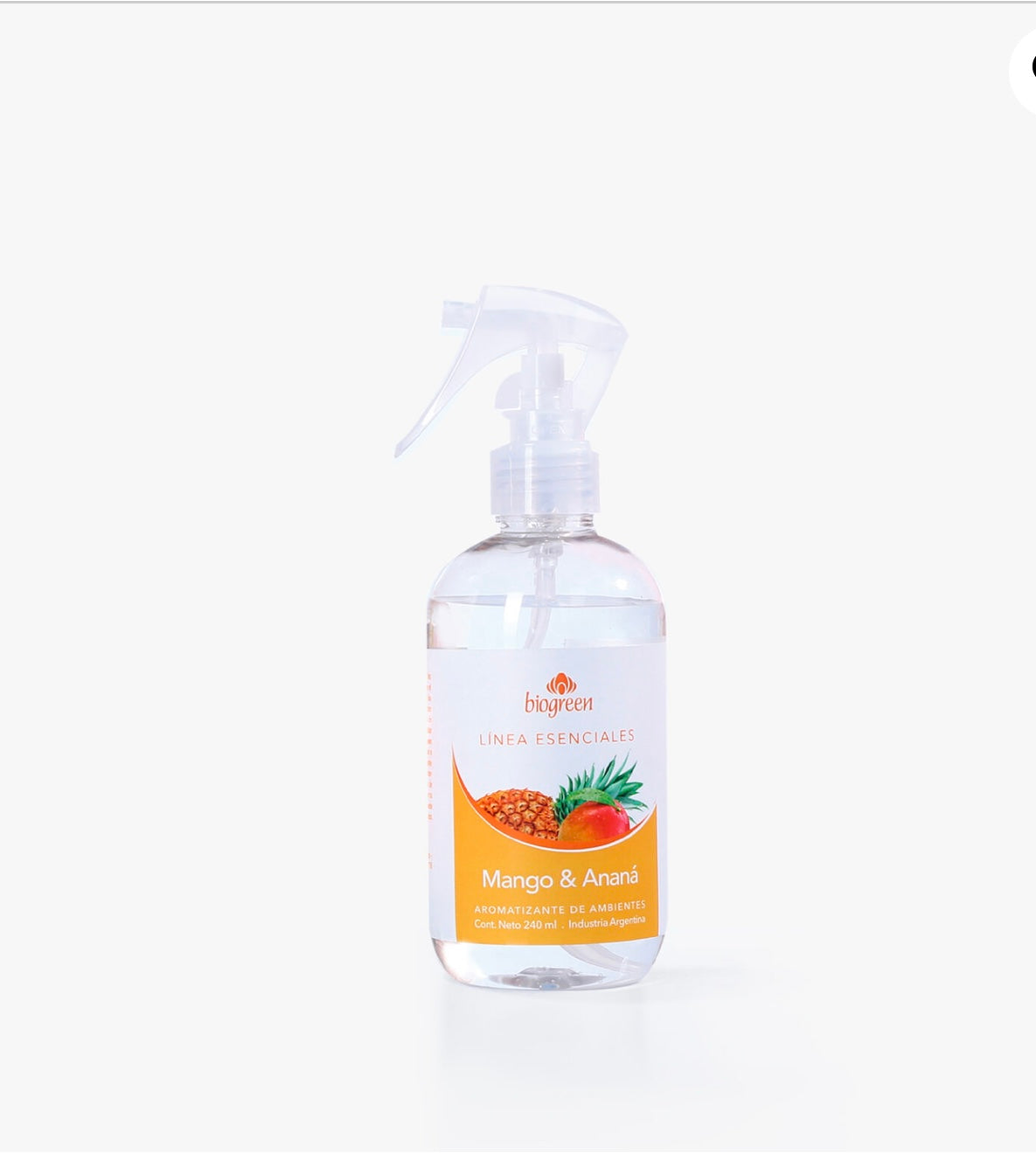 Aromatizante Biogreen MANGO y ANANÁ 240 ml
