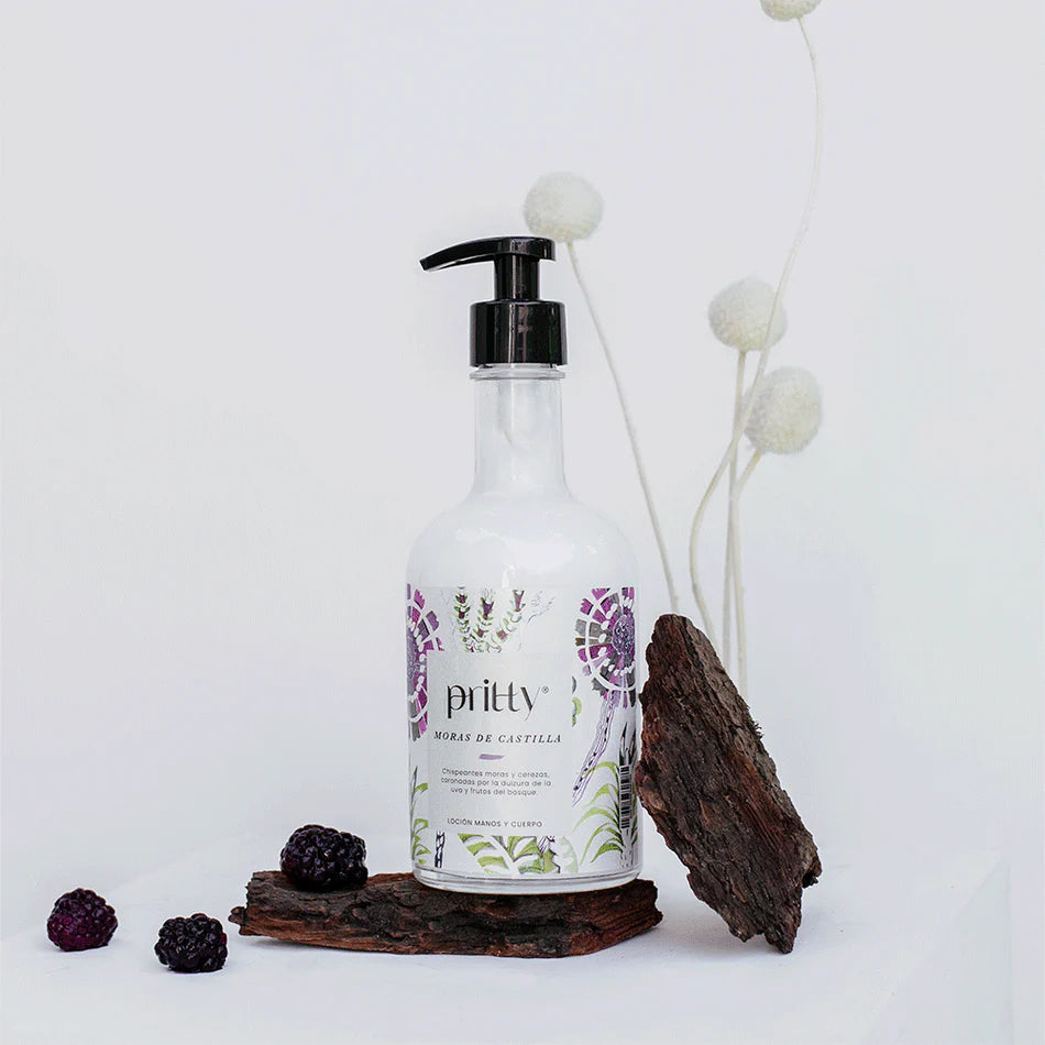 Locion Manos y Cuerpo Pritty Moras de Castilla 375 ml