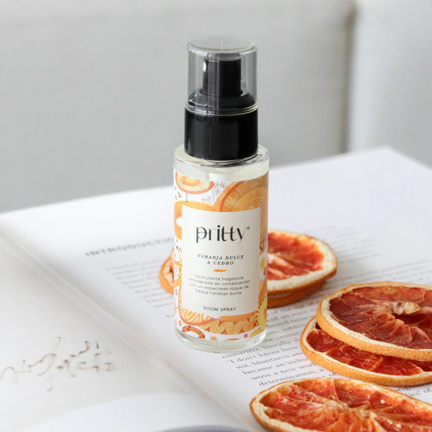 Mini Room Spray Pritty Naranja Dulce & Cedro 50 ml