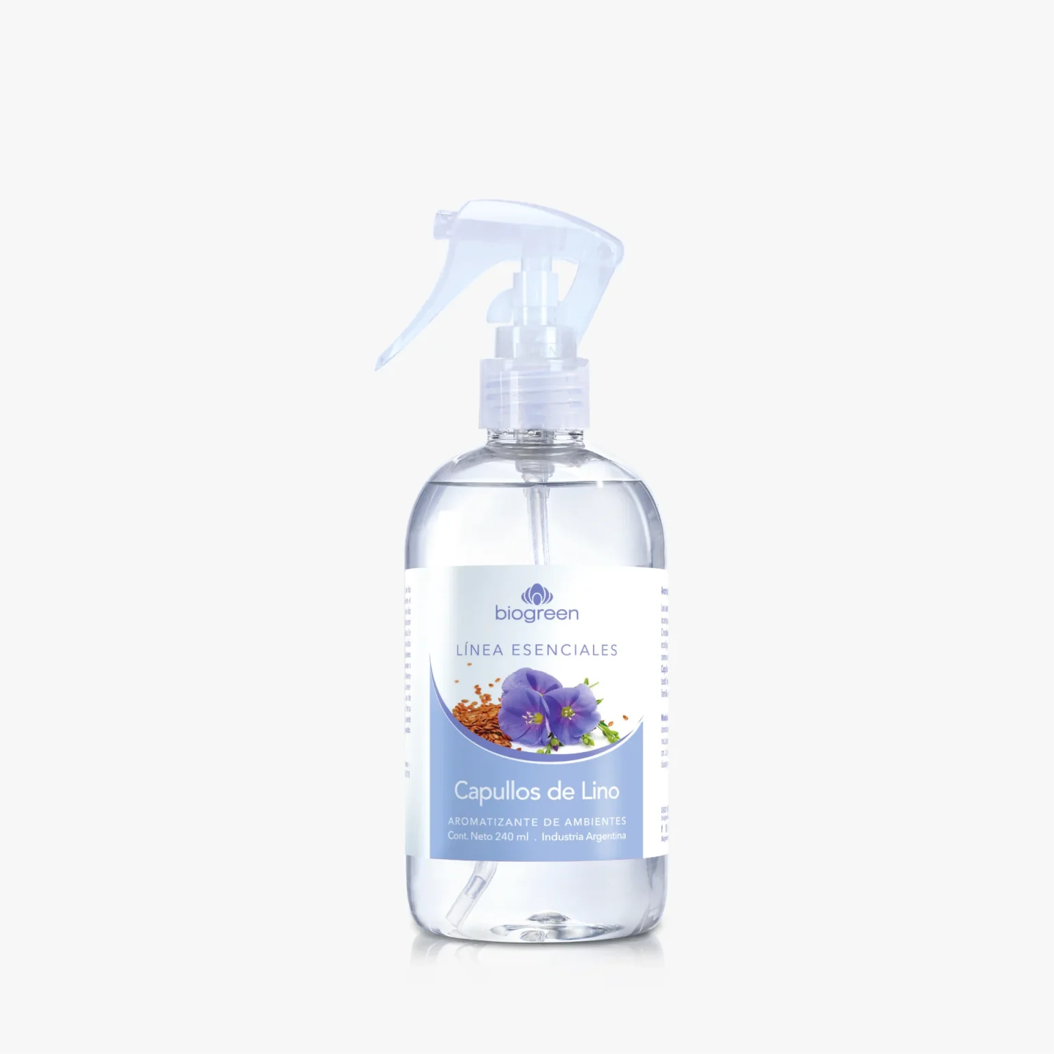 Aromatizante de Ambientes Biogreen Capullos de Lino 240 ml