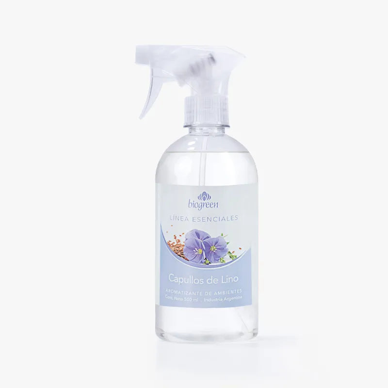 Aromatizante Biogreen Capullos de Lino 500ml