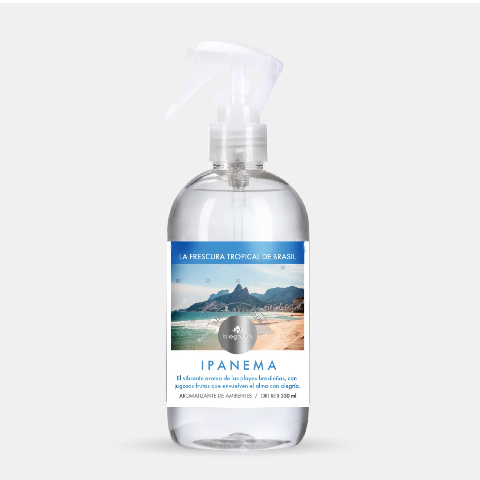Aromatizante De Ambiente Línea Premium Biogreen Ipanema 330ml