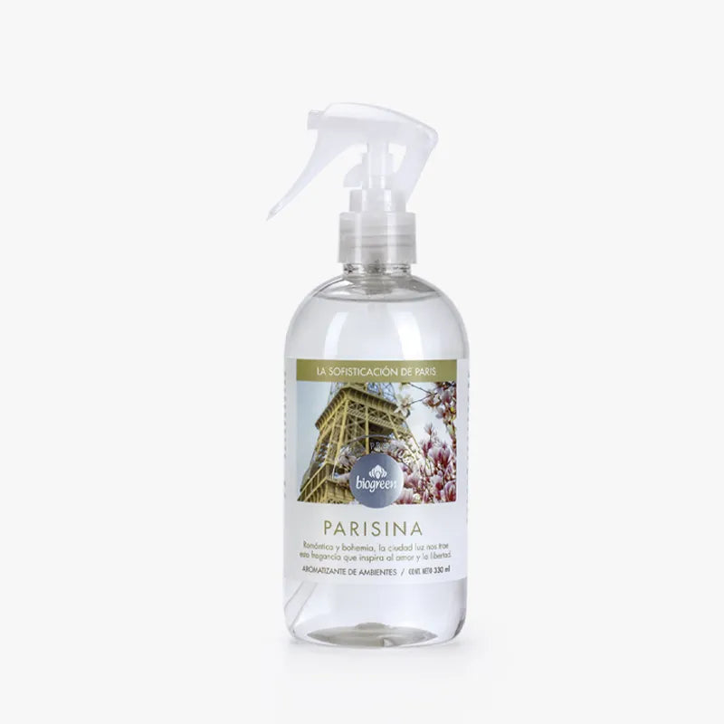 Aromatizante de Ambientes Biogreen Linea Premium  Parisina 330ml