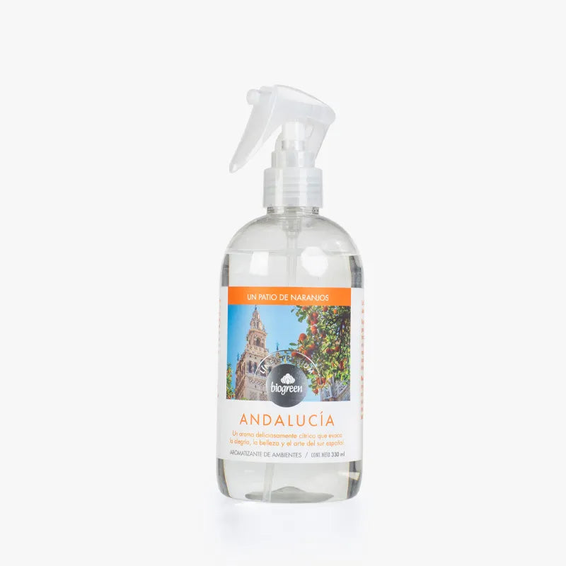 Aromatizante de ambientes Biogreen Linea Premium  Andalucía 330 ml