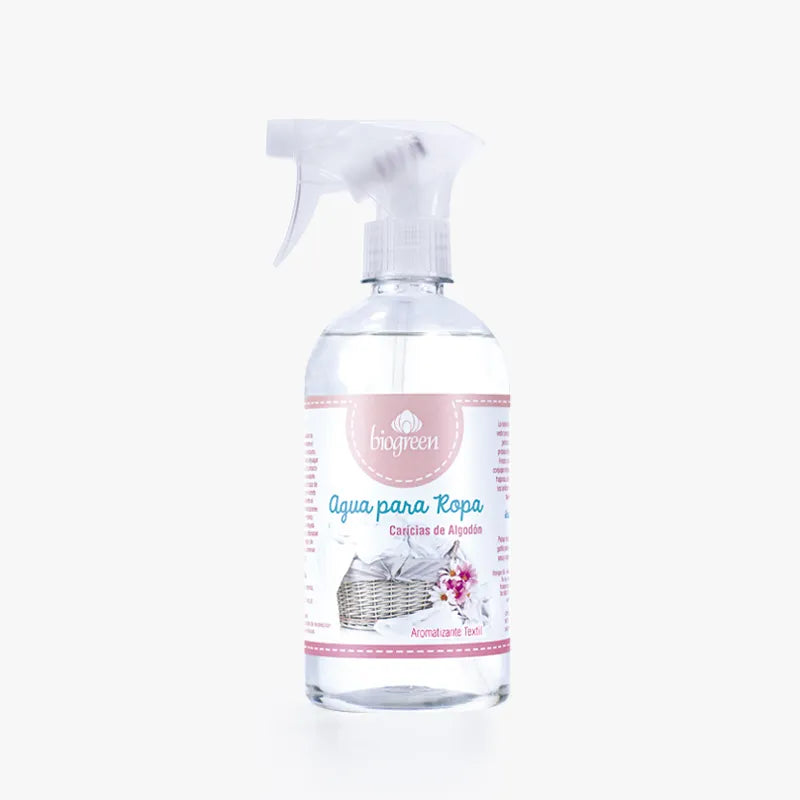 Aromatizante Textil Biogreen Caricias De Algodón 500 Ml