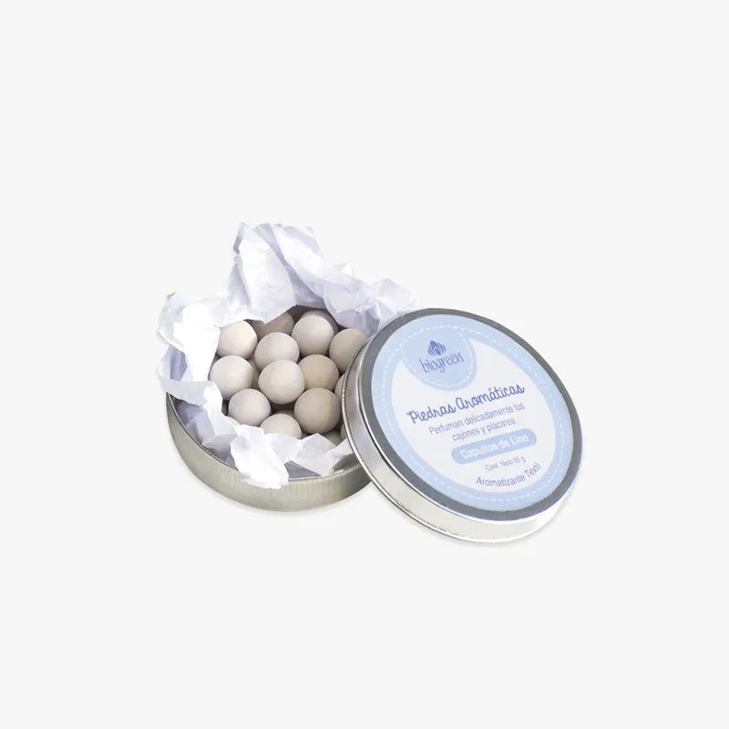 Piedras Aromáticas Biogreen Capullos De Lino 65 Gr